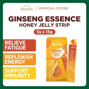 BRANDS Ginseng Essence Honey Jelly Strip 15g (5 pcs/pack) - Daily Energy Fatigue Relief Immunity