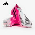 รองเท้าฟุตบอล Adidas Predator Edge+ FG ( ตัวท็อป ไร้เชือก ). 