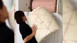 Ultra Space Saving Self Compression Organizer 2025 New Storage Organizerr Dustproof and Moisture-proof Compression Storage Bag for Comforters Clothes Blankets (Apricot Pink Large)