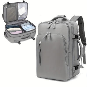 ZTZV Waterproof Expandable Laptop Backpack 15.6 Inch Travel Bag for Women Weekend Camping