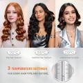 SHEGLAM Hair Automatic Curling Iron 1/1.25 Inch with 3 Temperatures, 2-Way Rotation, Anti-Scald, Anti-Tangle, Automatic Shut-Off, Hair Styling Tool Swivel Cord Barrel Hair Curler Rizador De Pelo-o35907. 