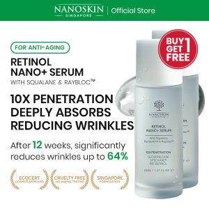 [Buy 1 Get 1] Nano Skinz SG Retinol Serum 30ml - Promotes Healthy Smooth Skin Reduce Wrinkles & Age Spot