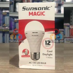 Lampu Bohlam Emergency Magic Sunsonic Led Putih Terang