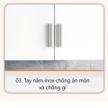 Bàn thờ, tủ thờ thần tài ông địa cúng phật gỗ MDF chất lượng cao để sàn nhỏ gọn phong cách hiện đại tối giản MS05-3. 