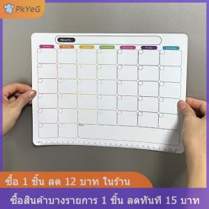 [COD] PkYeG แม่เหล็กตู้เย็นแห้งลบปฏิทินรายเดือนไวท์บอร์ดบันทึกข้อความกระดานบันทึกข้อความตกแต่งห้องครัวตู้เย็น
