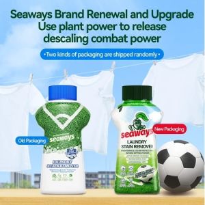 Seaways 2 in 1 Laundry Stain Remover Strong Decontamination Laundry Detergent Powder Bleach Powder
