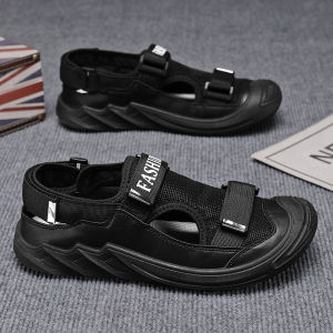 Free Shipping Trendy MenS Sandals With Soft Soles 2026 Summer New Style Vietnamese Roman Sandals Closed-Toe Beach Shoes Breathable Casual Shoes