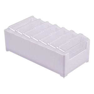 Cable Storage Box with Dustproof Lid Cable Management Box with 7 Detacheable Compartments Cord Organisers Box