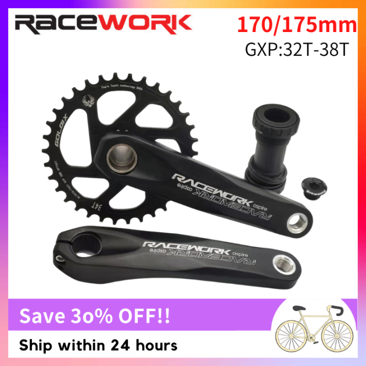 RACEWORK Crankset 170/175mm Mountain Bike Chainring 32/34