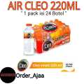 Air Cleo 220ML Air Mineral Mini Cleo Air Putih Botol Mini. 