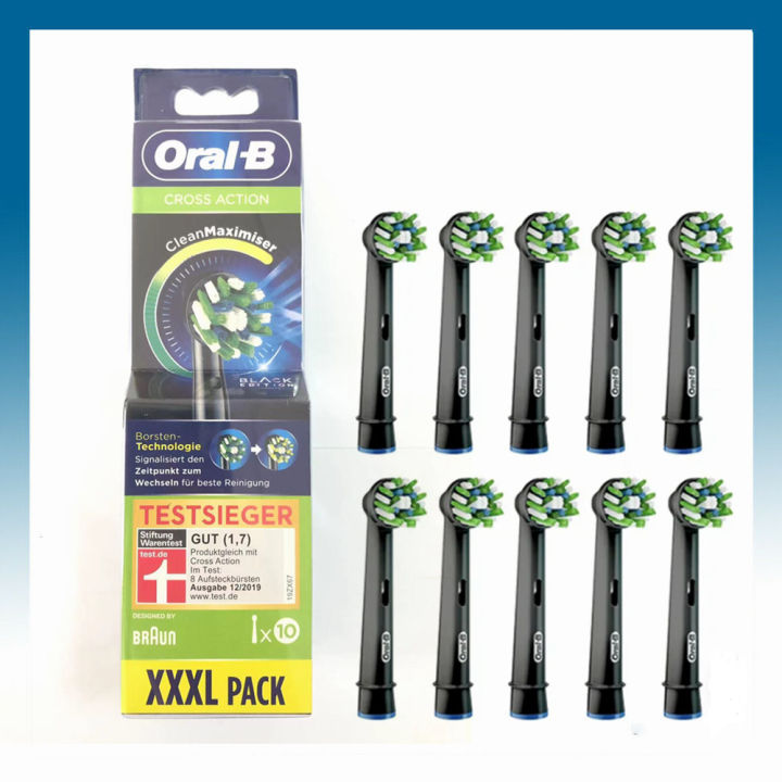 OralB Cross Action Replacement Refill Brush Heads Electric Toothbrush