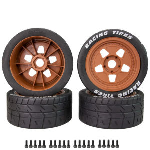 4PCS 100mm  17mm Hex Hub RC Tires Wheel for 1/7 ARRMA Cross Border Firebird Flat Racing Rally INFRACTION V2 FELONY Tires
