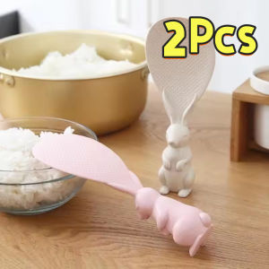 2Pcs Rice Paddle Food Service Spoon Servings Spoon Sandok Kitchen Utensils