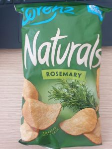 Snack khoai tây Lorenz Naturals vị lá hương thảo 100g nhập khẩu Đức
