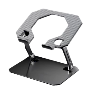 Metal Laptop Holder Stand with Double Arm Designing Desktop Cooling Bracket for Gaming and Home Office Use