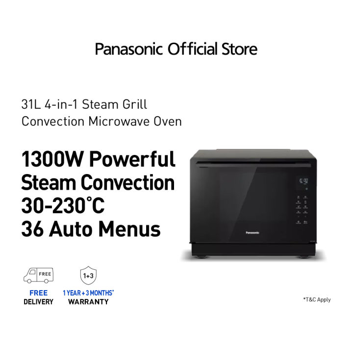 Panasonic NNCS89LBYPQ Convection Microwave Oven Steam, Convection