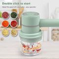 《 𝟯 𝗦𝗣𝗘𝗘𝗗𝗦 》2 In 1 Electric Egg Beater Mixer Wireless Garlic Food Chopper Pengadun Tepung 多功能搅拌器 NWD. 