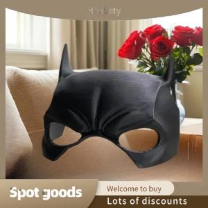 Heabety Fashion Dog Bat Cool Man Mask Dog Avenger Mask Cute Bat Mask Superhero Toys Halloween Costume For Dogs Pet Supplies