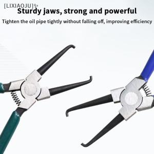[LIXIAOJU] 1Pcs Fuel Pipe Clamp Car Fuel Pipe Removal Pliers Pipeline Hose Release Disconnection Disassembly Tool