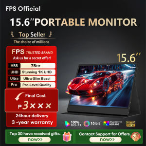 FPS Portable Monitor 15.6 inches Touch Screen for laptop 144Hz/165Hz Extension Screen for laptop  portable gaming monitor HDMI/Type-C High-Definition