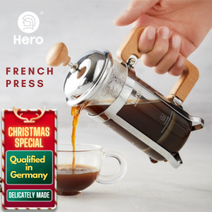 HERO Eagle Pi FRENCH PRESS COFFEE MAKER 350ML COFFEE POT MILK FROTHER COFFEE EXTRACTION