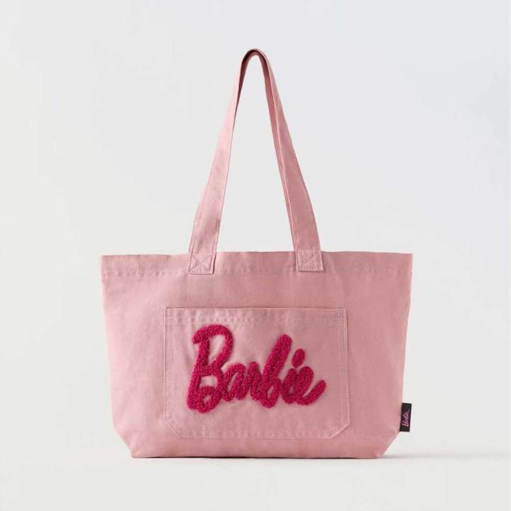 Large Barbie Bags For Adults Barbie Tote Bag The Movie Pink Mattel