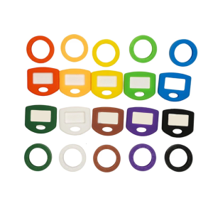 80Pieces Random Color Silicone Key Caps Colorful Key Identifiers Key Covers for Easy Key Sorting and Identification