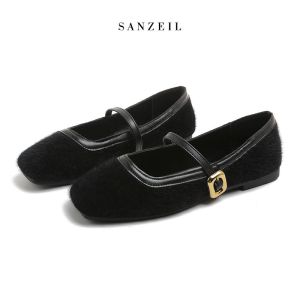 Sanzeil Minji - Sepatu Wanita Slip On Flat Shoes Women 3996