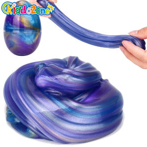 KiddoZone Stress Relief Slime Toys Eautiful Color Mixing Cloud Slime Squishy Decompression Toys Fidget Toy Stress Relieve Interactive Soft Toys Starry Egg Crystal Mud
