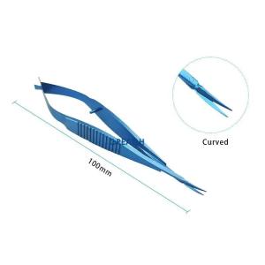 1pcs Titanium Alloy Vannas Capsulotomy Scissor Ophthalmic Instruments