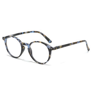 JN IMPRESSION New fashion ultra-light round small frame rice nail glasses frame retro literary tortoise shell frame female Korean version anti-blue light reading glasses