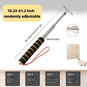 Extendable Tapping Rod Tiles Checker Mable Checker Hollow Wall Hammer Hollow Examiner House Inspection Hammer