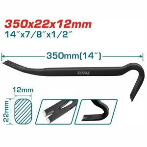 Xà beng nhổ đinh Total THT431142 THT431242 kích thước thanh xà beng 350mm - 610mm chính hãng - Thinksafe