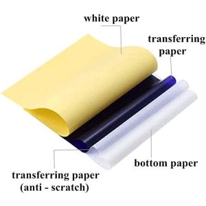 Transfer Tattoo Stencil Paper 15/30/60/90pcs A4 SIZE Non-fading Reusable for Tattoo Primer & Hand-painted Tattoo Stencil Tattoo Supplies