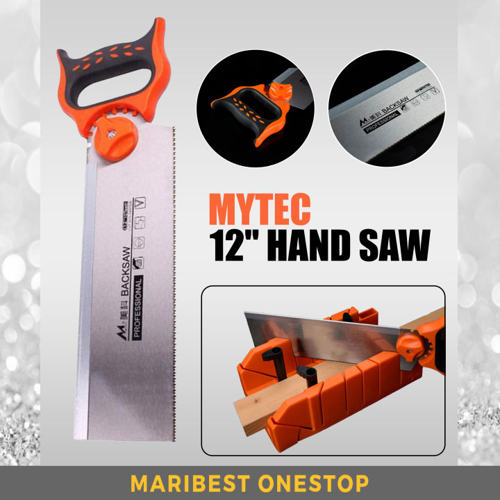12” / 300mm Adjustable Wood Miter Saw Hand Tools Cutting Grip Back Saw