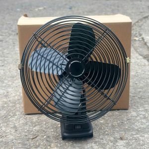 Quạt Chạy Pin Boshun Cánh Sắt Chân Pin Phổ Thông M21 2 Cấp Độ Gió Cánh Kim Loại Lồng Thép Bảo Hành 6 Tháng QuạT