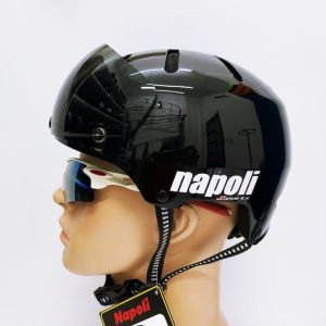 Mũ Bảo Hiểm Thể Thao NAPOLI N05 Kèm Kính Nam Châm Siêu Nhẹ Và Thoáng Mát /Bảo Hành 12 Tháng .