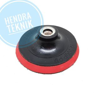 PROMO!!! TATAKAN AMPLAS 4 INCI BANTALAN BULAT VELCROPAD 4DIM 100MM TATAKAN BULAT VELCRO PAD GRINDA 4IN MURAH