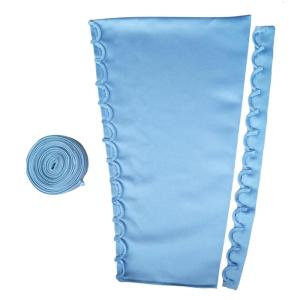 Satined Corset laceup trở lại Bộ dụng cụ và lá chắn vải cho váy cưới dây kéo thay thế buổi tối tổ chức sự kiện ăn mặc bó lưng phụ kiện