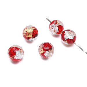 1Pc/bag 10mm Colorful Retro Round Beads Lampwork Beads Loose Bead for DIY Bracelet Necklace Making Jewelry Accessories