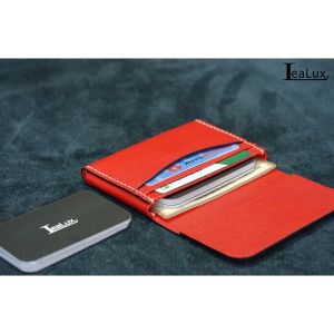 Ví Card Holder Đựng Giấy Tờ Cũ Handmade LEALUX Holder Handmade 2