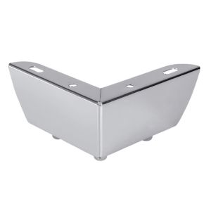 Chrome Iron L Type Furniture Leg For Sofa / Bed / Cabinet / Table