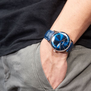 (Official 3 Yrs Warranty) Reef Tiger/Rt Classic Casual Watches Convex Lens Genuine Leather Strap Steel Automatic Watches with Date Day RGA8238