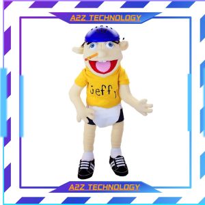 【A2Z TECHNOLOGY】 BANZU Children Baby Gift Kids Hand Puppet Home Decoration Educational Playhouse Sleeping Pillow Soft Stuffed Jeffy Plush Toy Hand Puppet Plush Doll Stuffed Toys Funny Boy Puppet