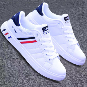 fashion casual shoes men shoes Korean fashion rubber sneakers Low cut white shoes for men