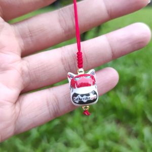 [Chi Chi] Móc Khóa Dây Đeo Điện Thoại Gốm Dễ Thương Nhiều Màu Kiểu Đơn Giản - MS077
