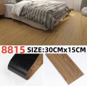 PVC Wood Grain Floor Stickers & Waterproof Removable Vinyl Tiles