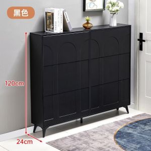 Ultra-Thin Shoe Cabinet Home Door Cream/White Porch Shoe Cabinet Multi-layer Flip-top Shoe Storage Rack