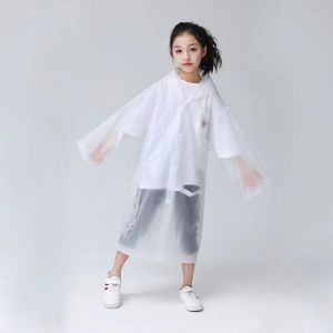 Áo mưa trong suốt dáng dài Người lớn & Trẻ em – Áo choàng PVC thời trang nhẹ gọn che mưa hiệu quả