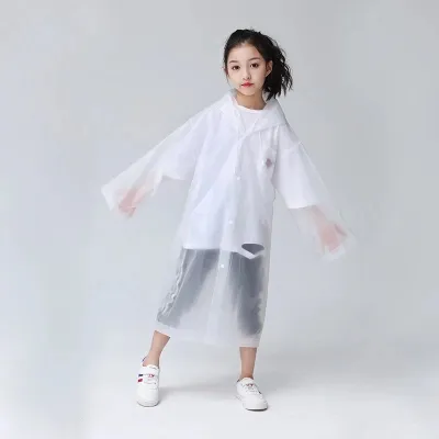 Áo mưa trong suốt dáng dài Người lớn & Trẻ em – Áo choàng PVC thời trang nhẹ gọn che mưa hiệu quả